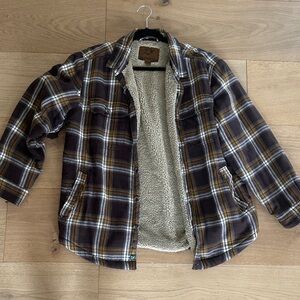 Outdoor life Plaid Sherpa-Lined Jacket L